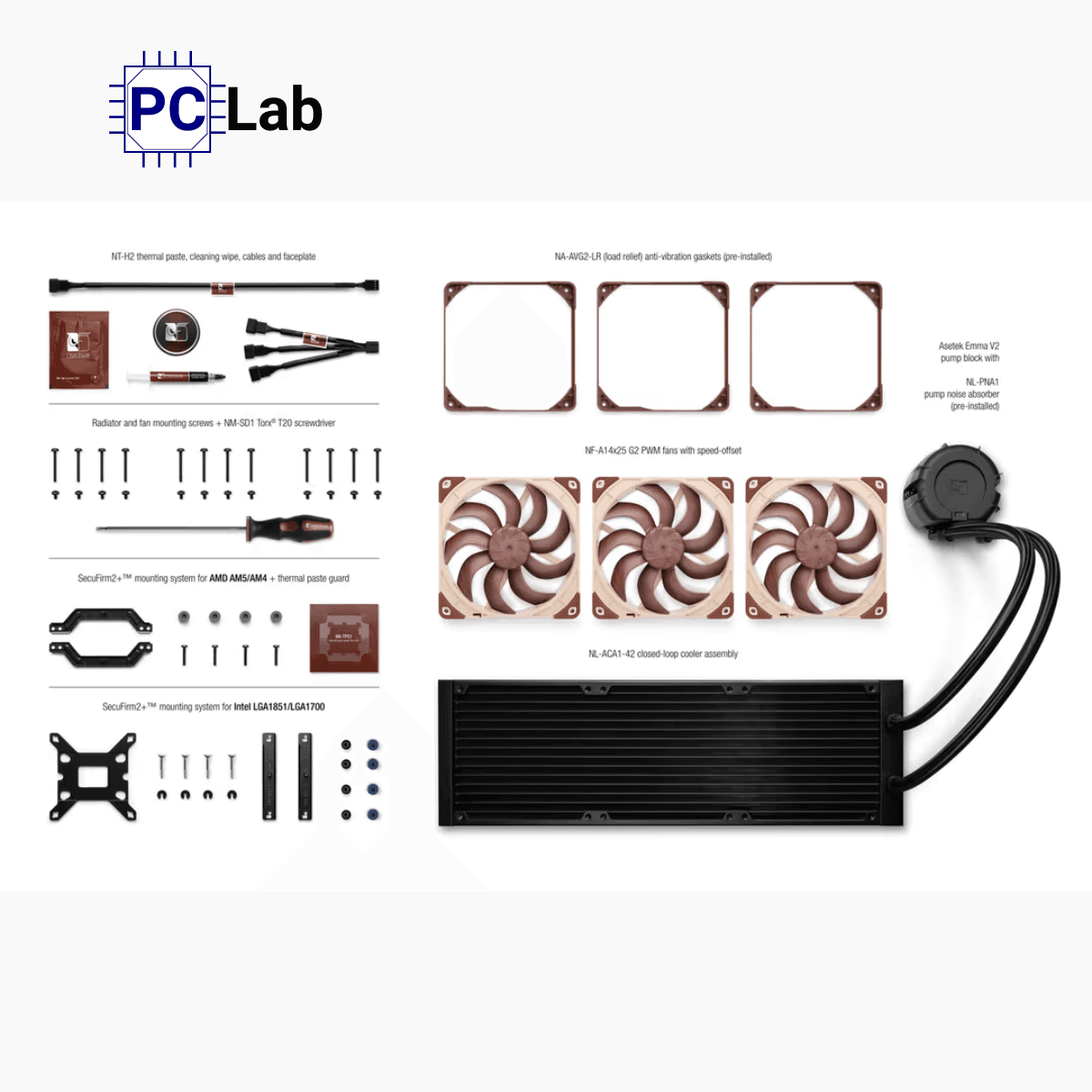 Tản nhiệt nước AIO Noctua NL-LC1-42