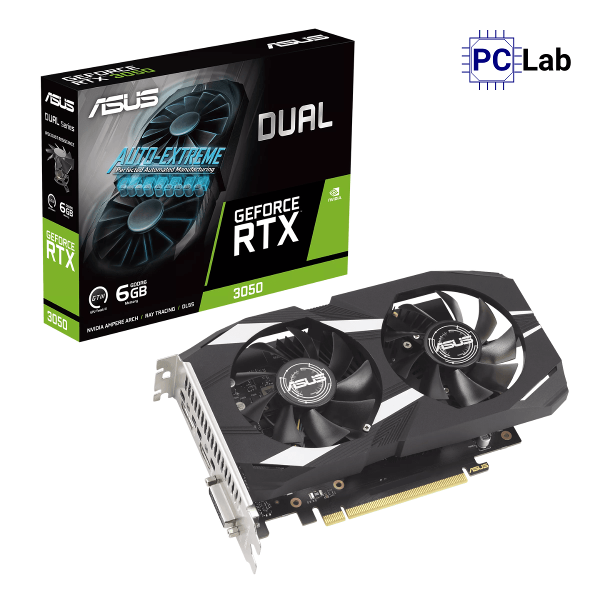 VGA ASUS Dual GeForce RTX 3050 6GB GDDR6