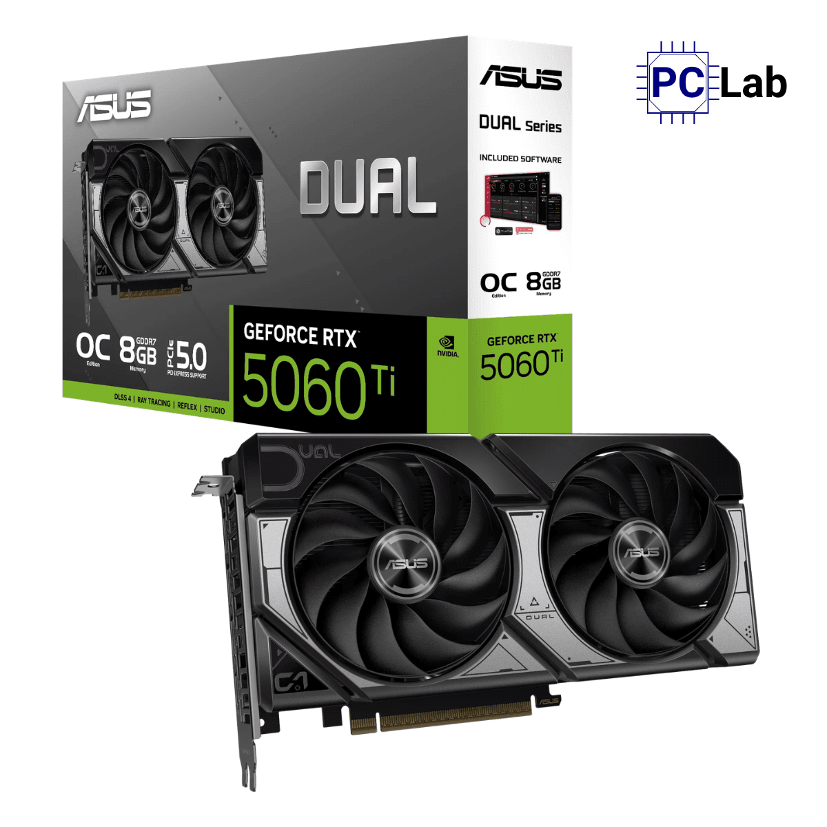VGA ASUS Dual GeForce RTX 5060 Ti 8GB GDDR7