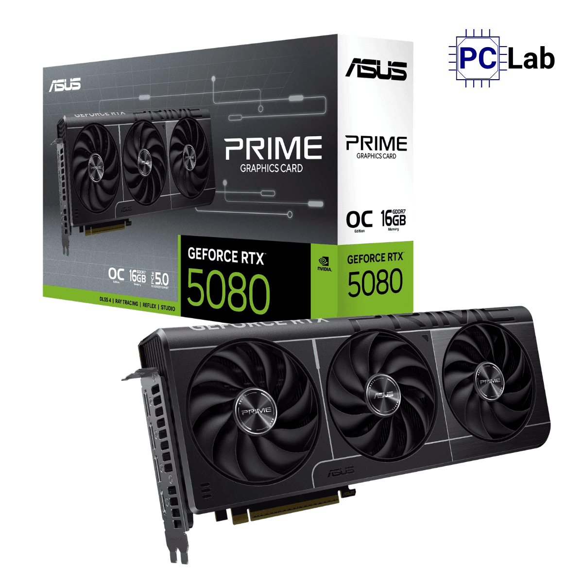 VGA ASUS Prime GeForce RTX 5080 16GB GDDR7 OC Edition