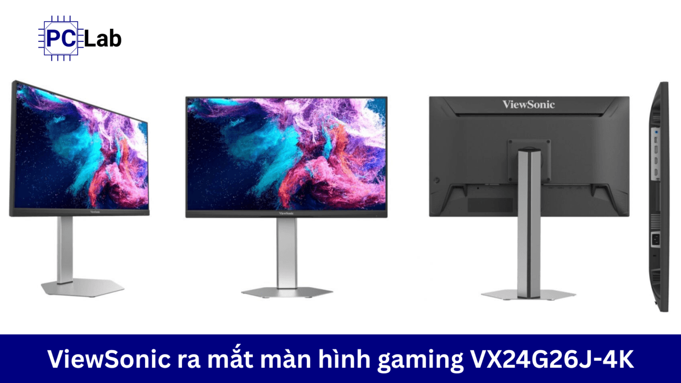 ViewSonic ra mắt màn hình gaming VX24G26J-4K