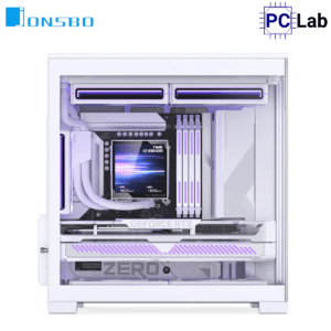 Vỏ case PC máy tính Jonsbo D34 White (M-ATX, Mini Tower, Trắng)