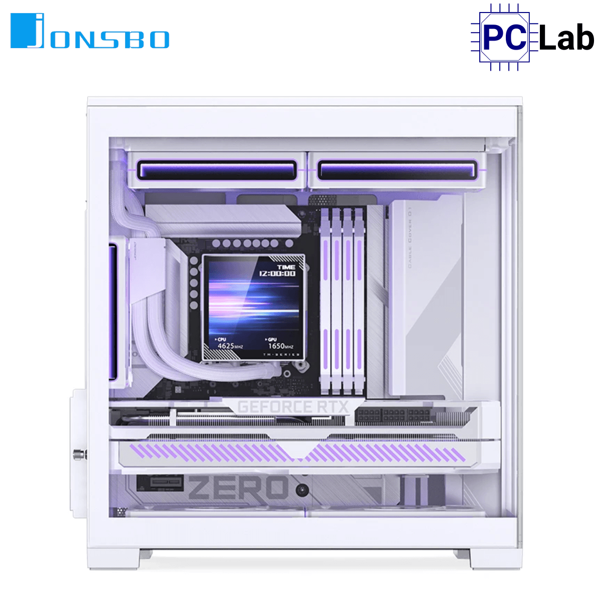 Vỏ case PC máy tính Jonsbo D34 White (M-ATX, Mini Tower, Trắng)