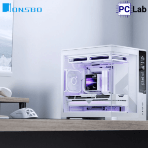Vỏ case PC máy tính Jonsbo D34 White (M-ATX, Mini Tower, Trắng)