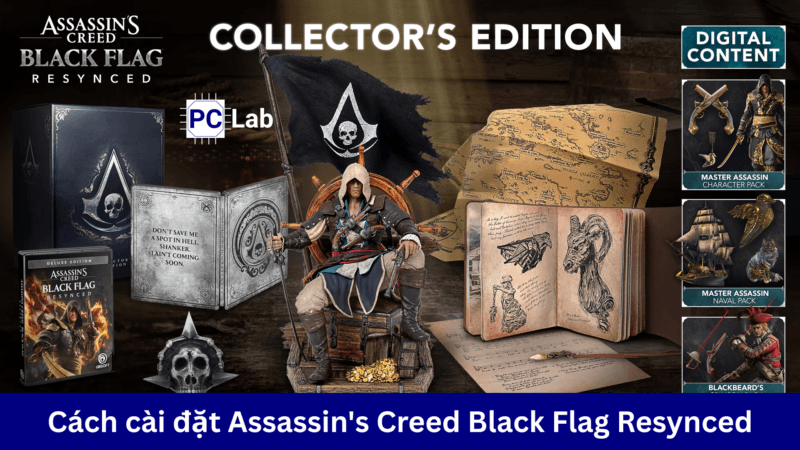 Hướng dẫn tải và cài đặt game Assassin's Creed Black Flag Resynced trên PC 