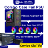 Combo Case Fan Nguồn 010 (Case, 4 Fan, PSU 650W)