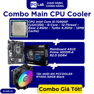 Combo Mainboard CPU Cooler 012 (Intel Core i5-10400F, H510)